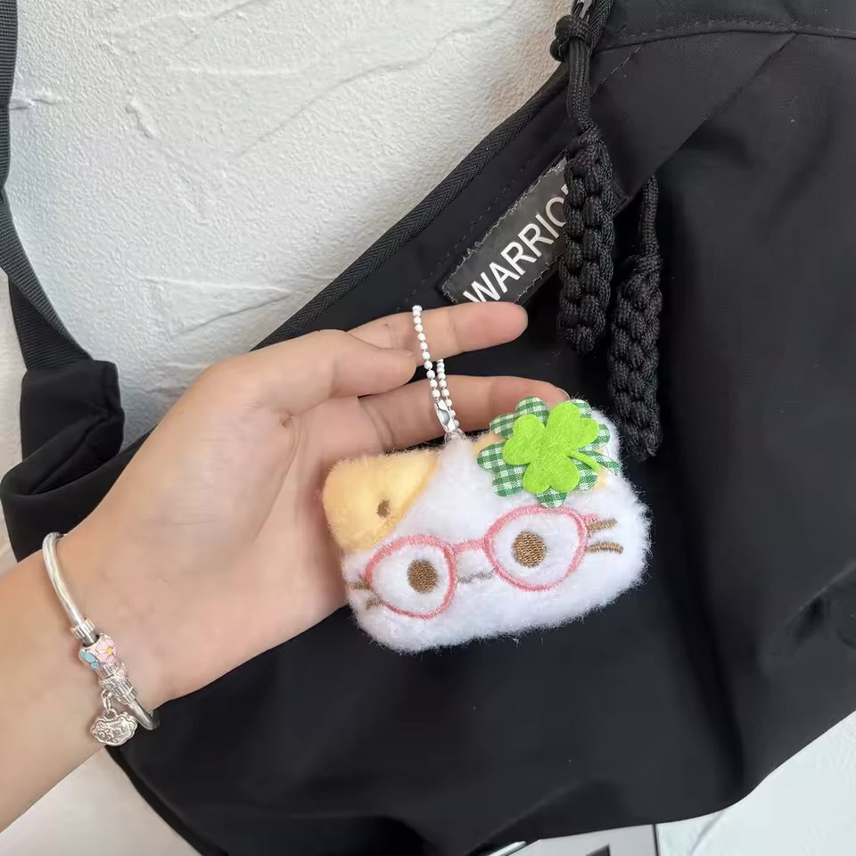 Lucky Cat Keychain Charm