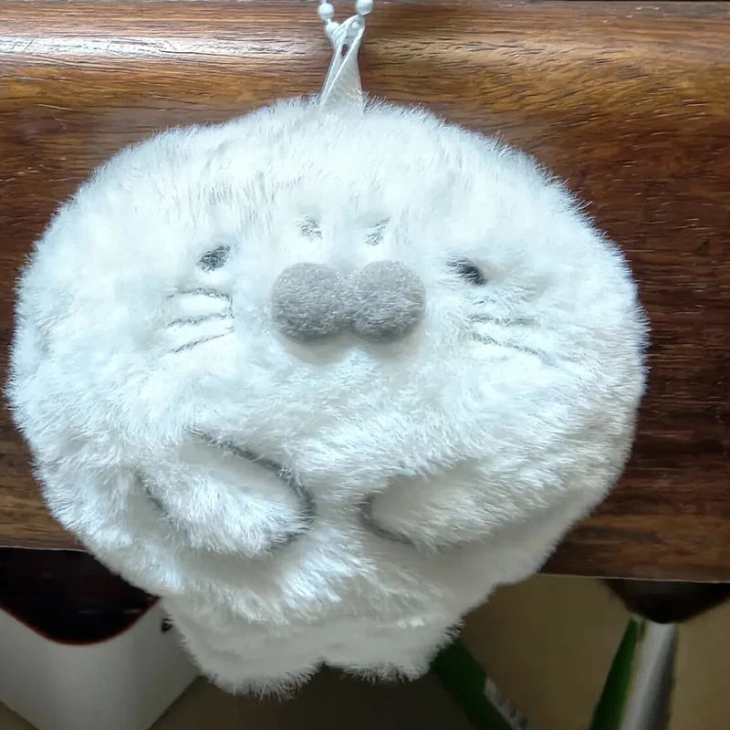 Adorable Seal Plush Keychain