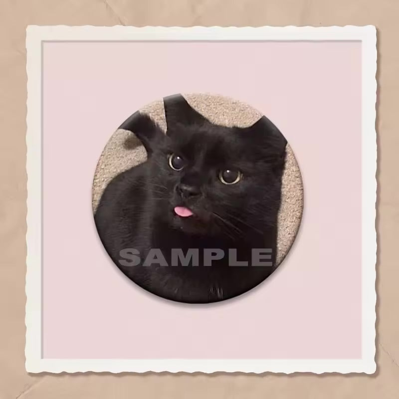 Kawaii Cat Meme Button Pins