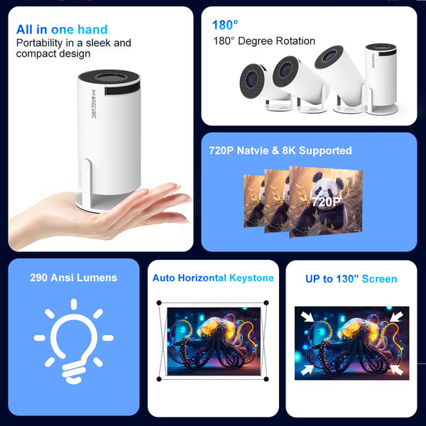 Cozy Movie Night Projector