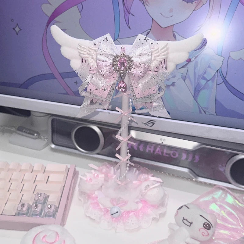Charming Angel Wing Headset Stand