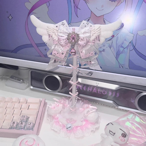 Charming Angel Wing Headset Stand